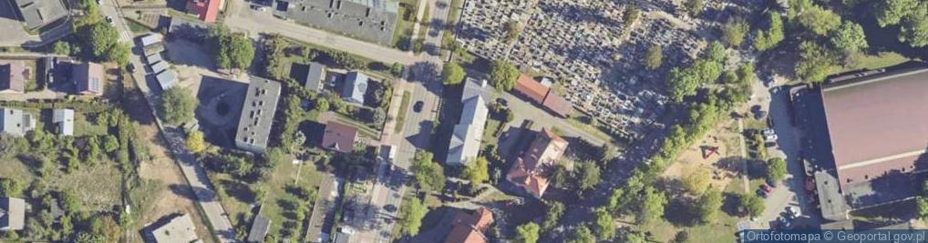 Zdjęcie satelitarne Parafia Rzymsko-Katolicka P.w.Świętego Wojciecha w Działdowie