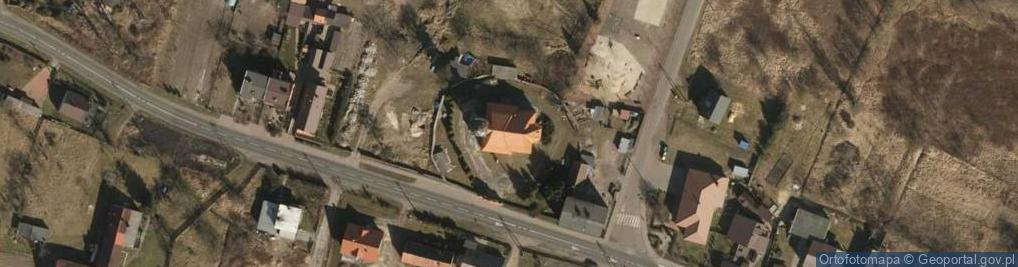 Zdjęcie satelitarne Parafia Rzymskokatolicka P.w.Podwyższenia Krzyża Świętego w Rościsławicach