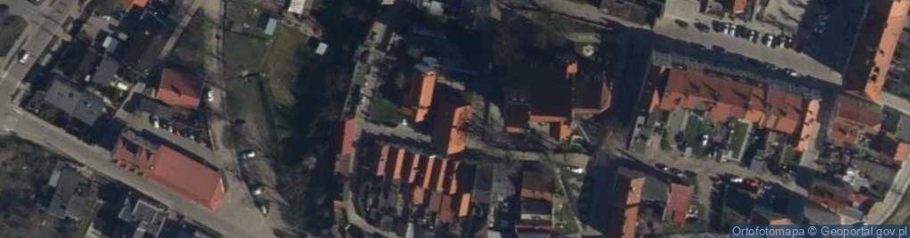 Zdjęcie satelitarne Parafia Rzymskokatolicka P.w.Świętego Mikołaja w Gniewie