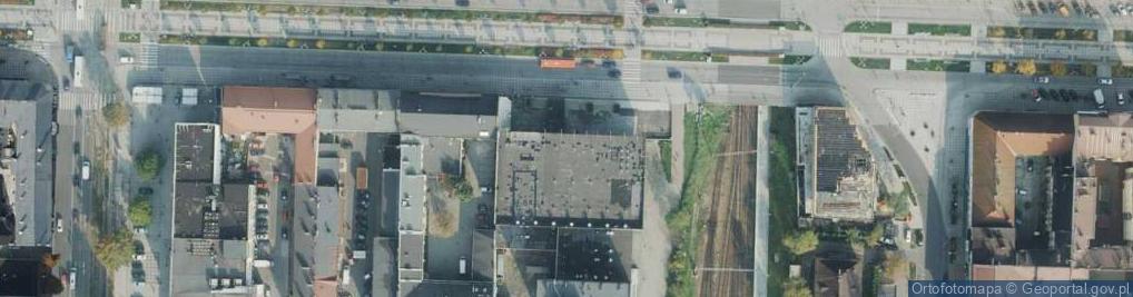Zdjęcie satelitarne Parking Merkury Centrum