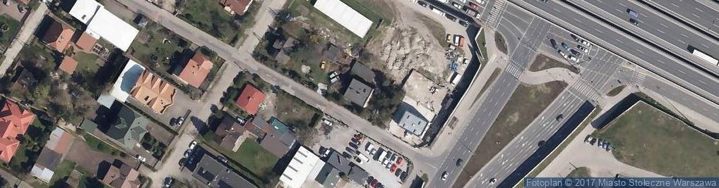 Zdjęcie satelitarne Parking Strzeżony Lotnisko Okęcie