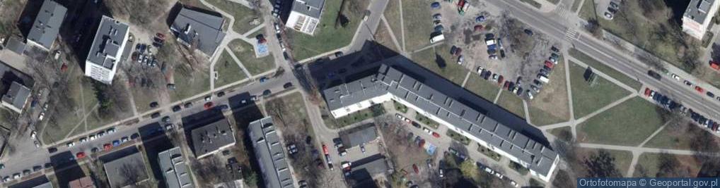 Zdjęcie satelitarne Pasmanteria 4 Sieć Piotr Łyszkowski Wspólnik Spółki Cywilnej Centrum Krawiectwa Miarowego i Handel Mistrz Tadeusz Baś i Spółka Piotr Łyszkowski