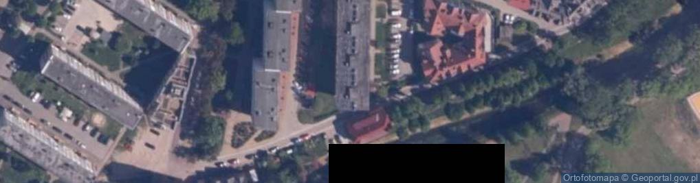 Zdjęcie satelitarne Paweł Łoziński Hurtownia Wielobranżowa Rywal