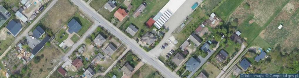 Zdjęcie satelitarne Paweł Luśtyk Przedsiębiorstwo Produkcyjno Handlowo Usługowe Tech-Dźwig