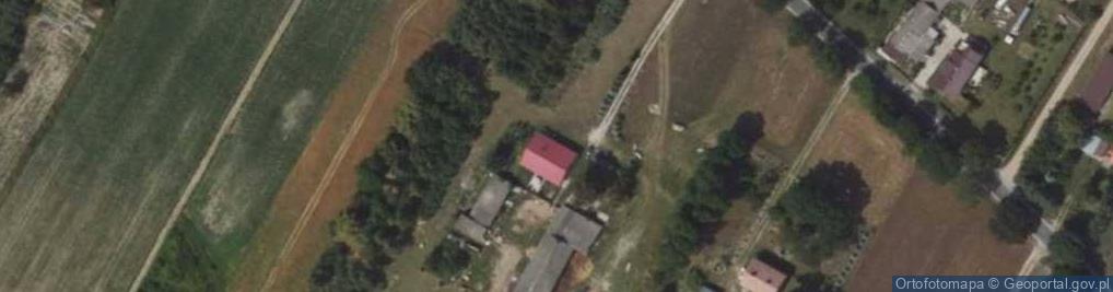 Zdjęcie satelitarne Paweł Woźniak Gospodarstwo Rolne
