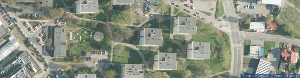 Zdjęcie satelitarne Pejzaże Pracownia Architektury Krajobrazu Sadura