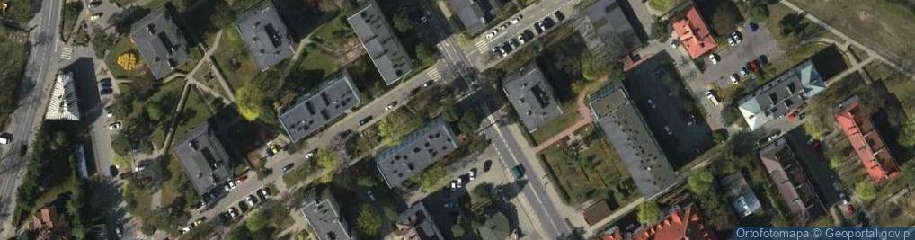 Zdjęcie satelitarne Pensjonat U Sąsiadów