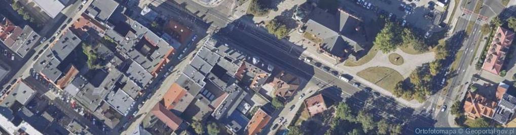 Zdjęcie satelitarne PHU Genowefa Domaros; Hana-Medical Materiały i Sprzęt Stomatologi