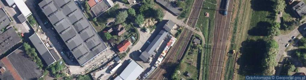 Zdjęcie satelitarne PI STRZELEC SP. Z O.O. rusztowania, szalunki, docieplenia budyn