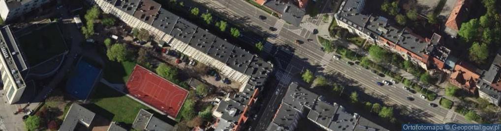 Zdjęcie satelitarne Piasecki P., Wrocław