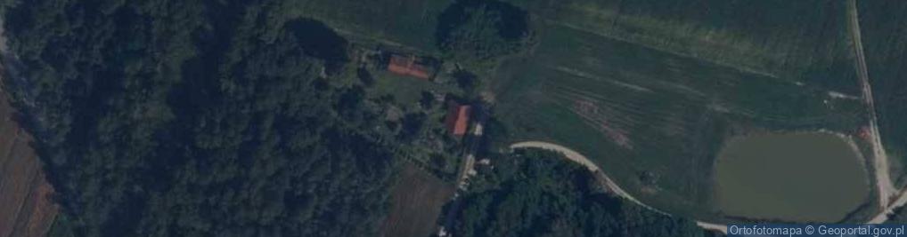 Zdjęcie satelitarne Pieczarkarnia Wiśniewska Ewa w Dąbrówce Niwce