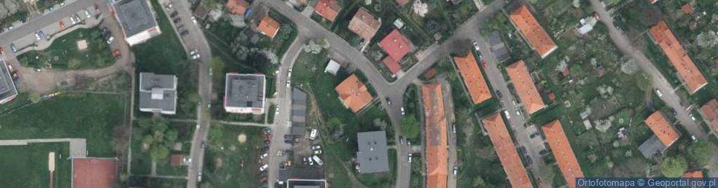 Zdjęcie satelitarne Pielęgniarstwo Rodzinne Ogólne Zofia Ruszkowska
