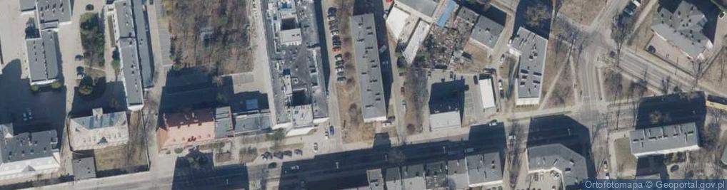 Zdjęcie satelitarne Pik Przeds Produkcyjno Usługowe