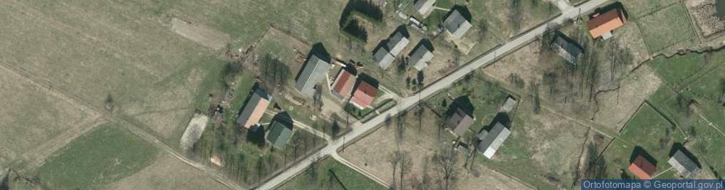 Zdjęcie satelitarne Piotr Gaber Transport Ciężrowy, Przetwórstwo Drewna, Usługi Leśne