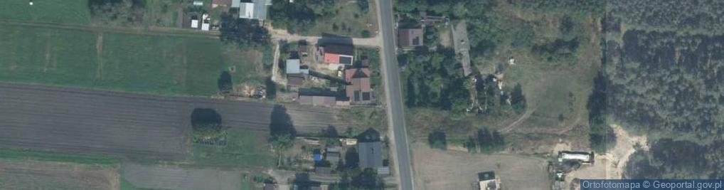 Zdjęcie satelitarne Piotr Hundt Zakład Usług Leśnych