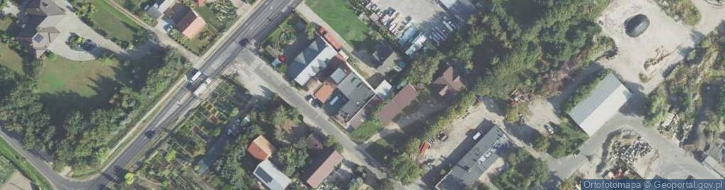 Zdjęcie satelitarne Piotr Kalak Przedsiębiorstwo Wielobranżowe Bajanex