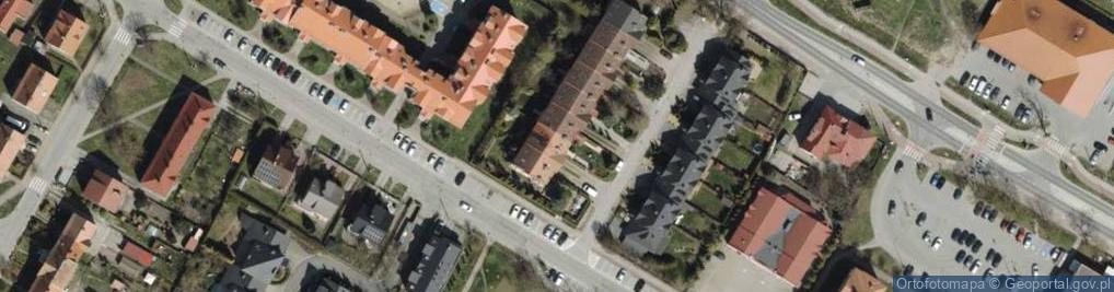 Zdjęcie satelitarne Piotr Maciejewski Indywidualna Praktyka Lekarska w Miejscu Wezwania