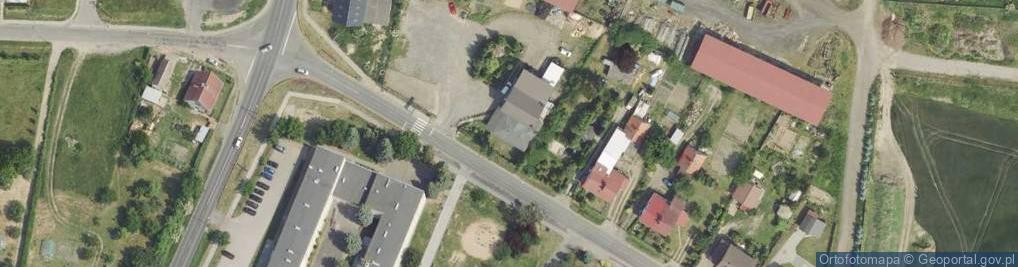 Zdjęcie satelitarne Piotr Niewiadomski Hurtownia Wielobranżowa Agencja Pocztowa Piotr Niewiadomski