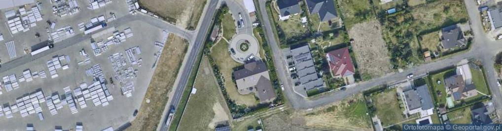 Zdjęcie satelitarne Piotr Prusak Przedsiębiorstwo Wielobranżowe Malkor Bis Malkor + Malkor-Stal