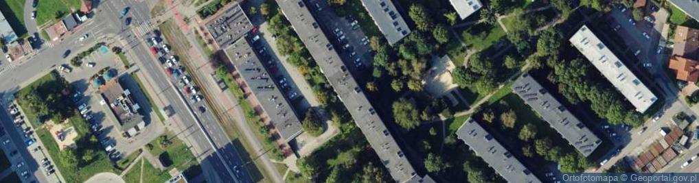 Zdjęcie satelitarne Piotr Ślusarek Moto-Ślusar