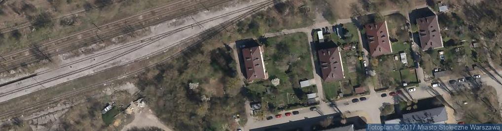 Zdjęcie satelitarne PKP CARGO S.A Zakład Taboru w Warszawie