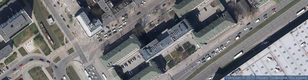 Zdjęcie satelitarne PKP PLK S.A. CENTRALA SPÓŁKI