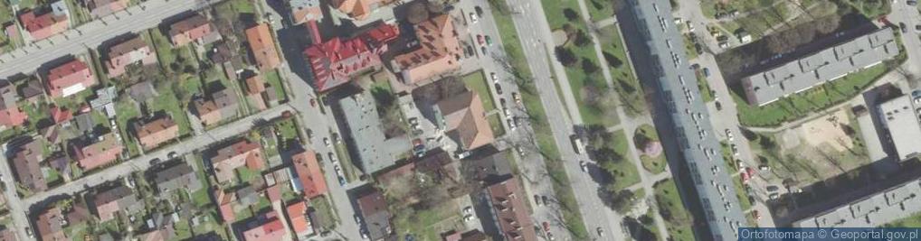 Zdjęcie satelitarne PKP PLK S.A.Zakład Linii Kolejowych w Nowym Sączu