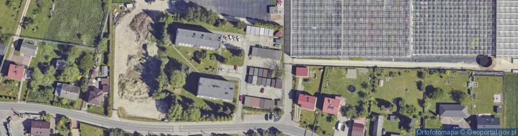 Zdjęcie satelitarne Plantpol Produkcja i Hodowla Roślin Ozdobnych w Zaborzu Firma Skrócona Plantpol