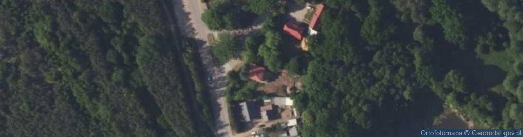 Zdjęcie satelitarne pod Dębem Przetwórstwo Rybne
