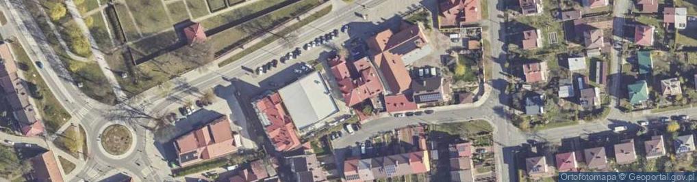 Zdjęcie satelitarne pod Klasztorem