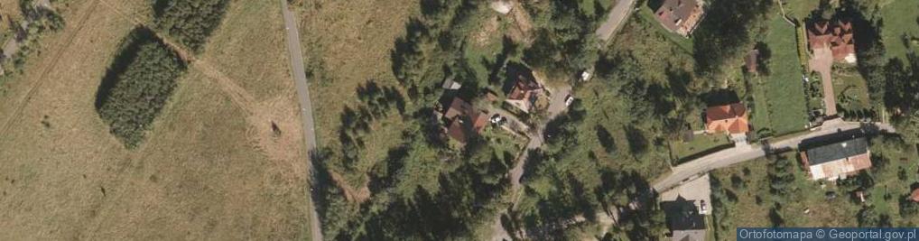 Zdjęcie satelitarne Pokoje Gościnne "U Andrzeja" Sabina Pedryc