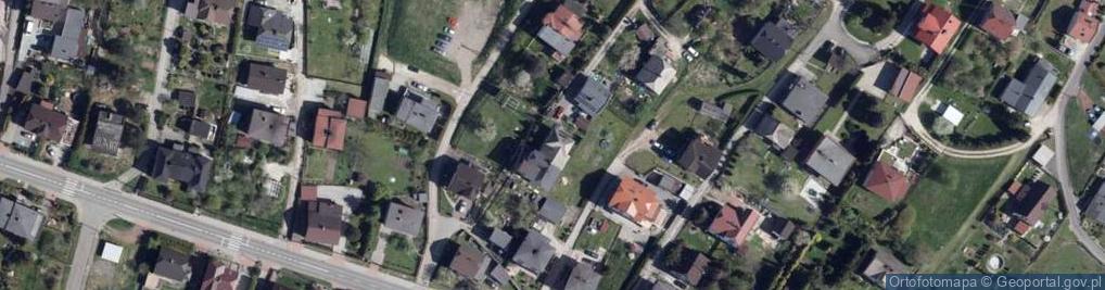 Zdjęcie satelitarne Pokrycia Dachowe Leszek Woźnica