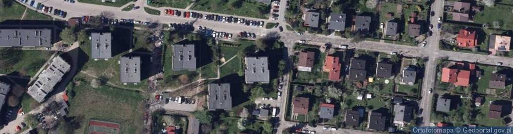 Zdjęcie satelitarne Poldae Zakład Spedycyjno Transportowy MGR Inż