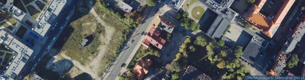 Zdjęcie satelitarne Poliński Marian Niewolik Krystyna Wykonywanie Wieńców Pogrzeb Wiązanek