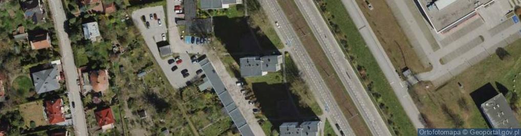 Zdjęcie satelitarne Północ Prywatna Pracownia Geodezyjna