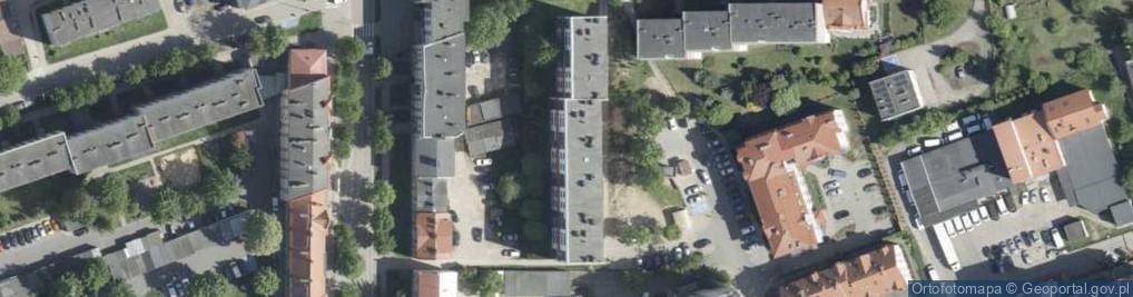 Zdjęcie satelitarne Północno Wschodnie Stowarzyszenie Chorych Na Stwardnienie Rozsiane w Ełku