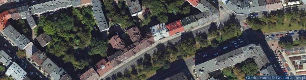 Zdjęcie satelitarne Polski Klub Ekologiczny Okręg Małopolska