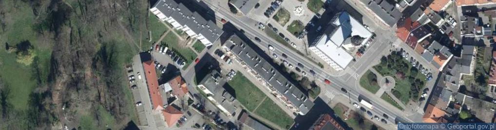 Zdjęcie satelitarne Polskie Towarzystwo Turystyczno Krajoznawcze Oddział PTTK Ziemi Strzeleckiej