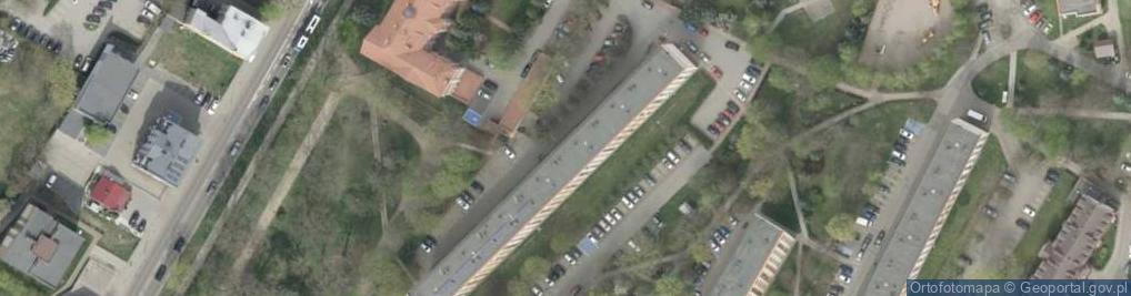 Zdjęcie satelitarne Pośrednictwo Ubezpieczeniowe Ewa Papież