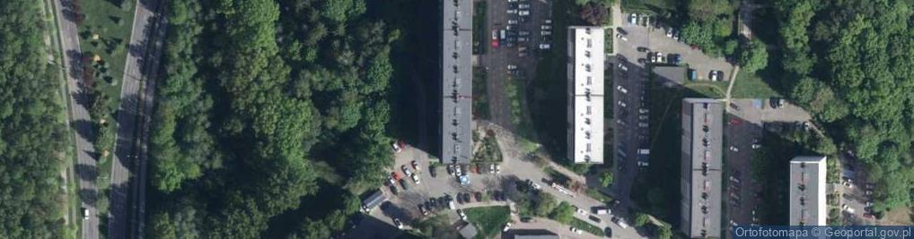 Zdjęcie satelitarne Pośrednictwo Ubezpieczeniowe Wiatr Sabina Wiatr