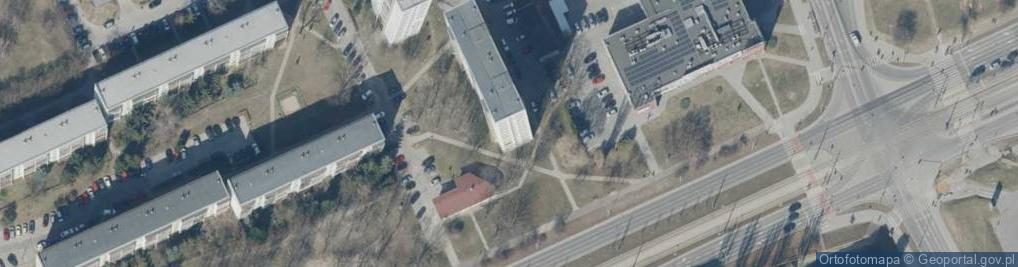 Zdjęcie satelitarne Pośrednictwo Ubezpieczeniowe