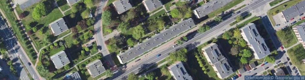 Zdjęcie satelitarne Pośrednictwo Ubezpieczeniowe