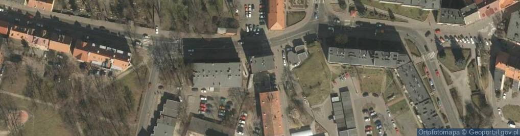 Zdjęcie satelitarne Pow.Stacja San-Epidem., Wołów