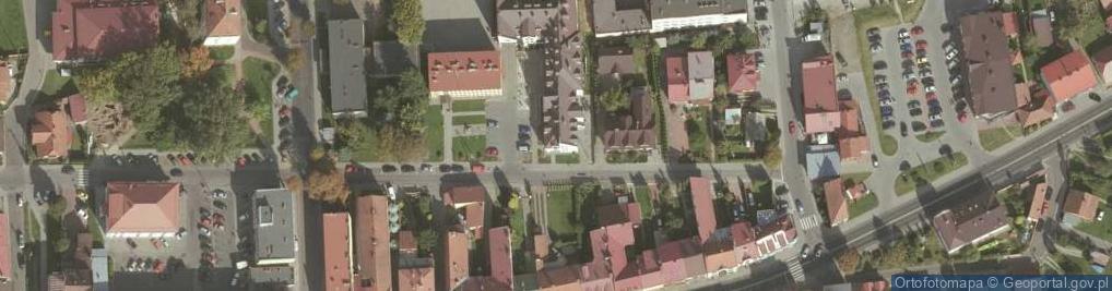 Zdjęcie satelitarne Powiat Strzyżowski