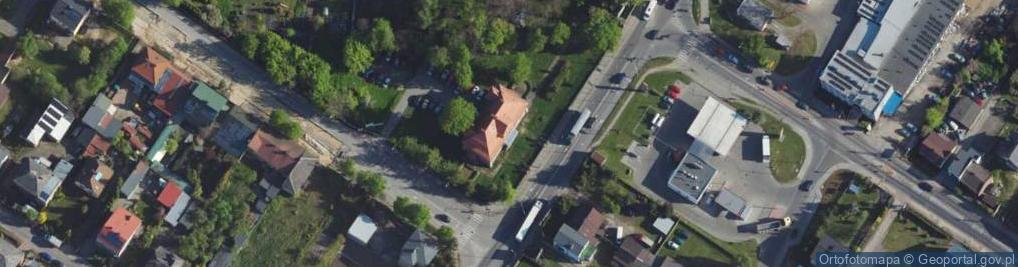 Zdjęcie satelitarne Powiatowa Stacja Sanitarno Epidemiologiczna w Myszkowie