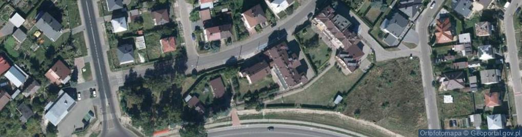 Zdjęcie satelitarne Powiatowe Centrum Pomocy Rodzinie w Łukowie