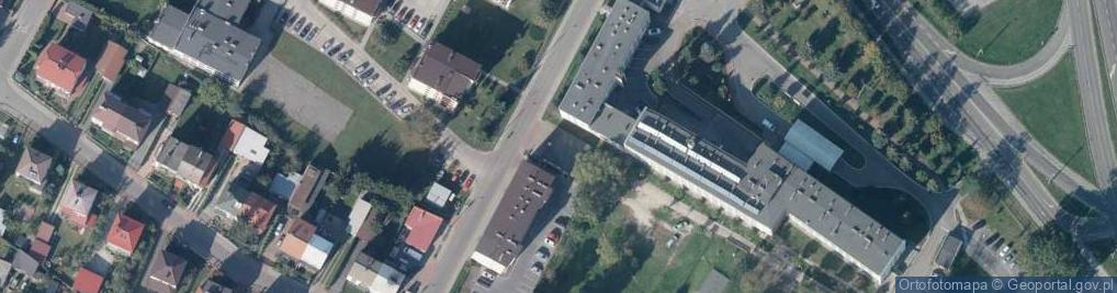 Zdjęcie satelitarne Powiatowe Centrum Pomocy Rodzinie w Parczewie