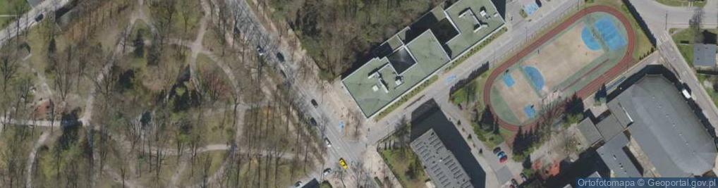 Zdjęcie satelitarne Powiatowe Centrum Pomocy Rodzinie w Tomaszowie Mazowieckim