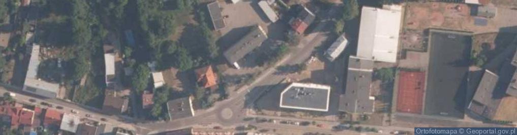 Zdjęcie satelitarne Powiatowe Centrum Pomocy Rodzinie w Wieruszowie