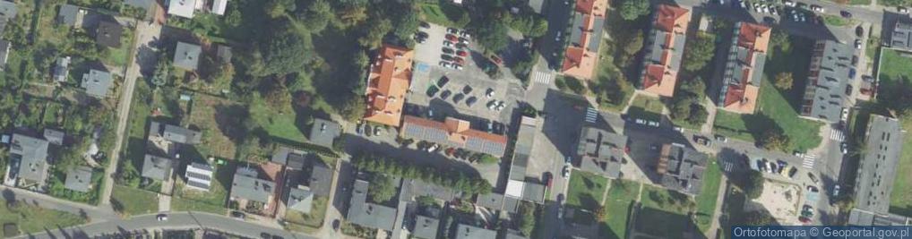 Zdjęcie satelitarne Powiatowe Zrzeszenie Ludowe Zespoły Sportowe w Pleszewie